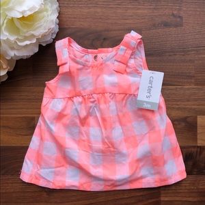 NWT carters Pink tank top